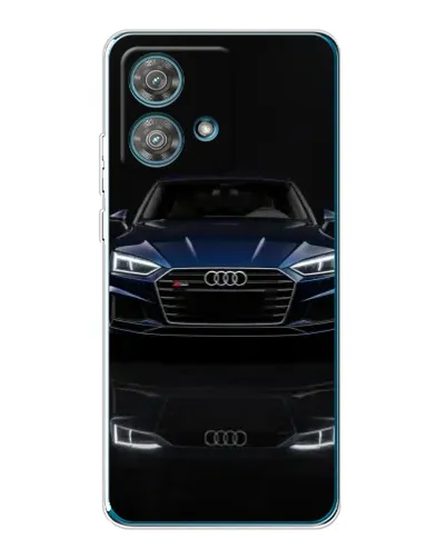 Чехол для Motorola Edge 40 Neo с картинкой «Audi — ночное отражение» Чехол для Motorola Edge 40 Neo с картинкой «Audi — ночное отражение»