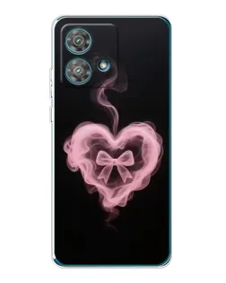 Чехол для Motorola Edge 40 Neo с картинкой «Дымчатое сердце»