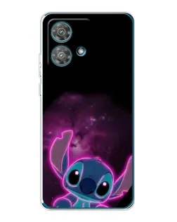 Чехол для Motorola Edge 40 Neo с картинкой «Неоновый Stitch»