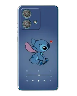 Чехол для Motorola Edge 40 Neo с картинкой «Музыкальный Stitch»