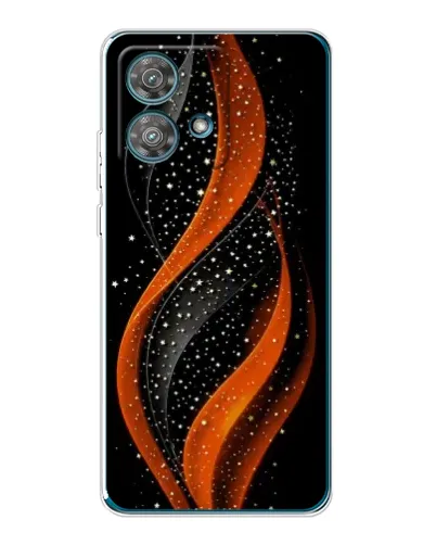 Чехол для Motorola Edge 40 Neo с картинкой «Огненная звездная волна»