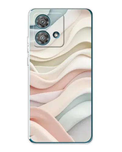Чехол для Motorola Edge 40 Neo с картинкой «Пастельные нежные волны»