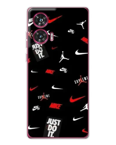 Чехол для Motorola Edge 50 Fusion с картинкой «Nike Mix Pattern» Чехол для Motorola Edge 50 Fusion с картинкой «Nike Mix Pattern»