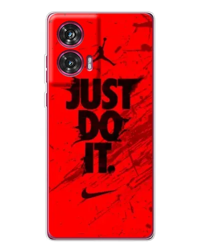 Чехол для Motorola Edge 50 Fusion с картинкой «Nike Just Do It» Чехол для Motorola Edge 50 Fusion с картинкой «Nike Just Do It»