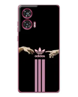 Чехол для Motorola Edge 50 Fusion с картинкой «Adidas Hands» Чехол для Motorola Edge 50 Fusion с картинкой «Adidas Hands»