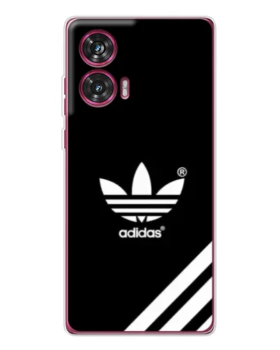 Чехол для Motorola Edge 50 Fusion с картинкой «Adidas с диагональными полосами»