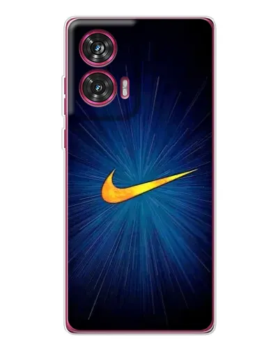 Чехол для Motorola Edge 50 Fusion с картинкой «Синий пульс Nike» Чехол для Motorola Edge 50 Fusion с картинкой «Синий пульс Nike»