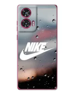 Чехол для Motorola Edge 50 Fusion с картинкой «Nike в стиле ретро»