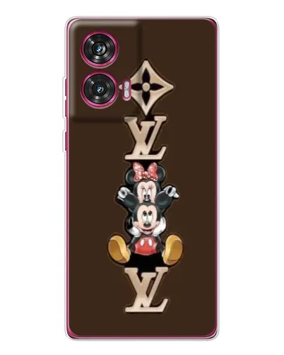 Чехол для Motorola Edge 50 Fusion с картинкой «LV и Микки Маус» Чехол для Motorola Edge 50 Fusion с картинкой «LV и Микки Маус»