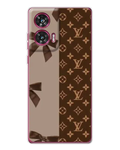 Чехол для Motorola Edge 50 Fusion с картинкой «Louis Vuitton — банты» Чехол для Motorola Edge 50 Fusion с картинкой «Louis Vuitton — банты»