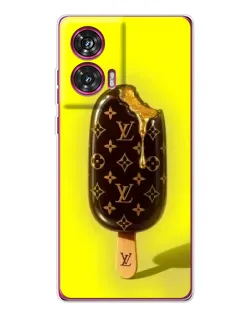 Чехол для Motorola Edge 50 Fusion с картинкой «Мороженое от LV»