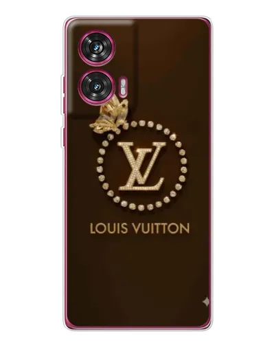 Чехол для Motorola Edge 50 Fusion с картинкой «LV — золотая печать» Чехол для Motorola Edge 50 Fusion с картинкой «LV — золотая печать»