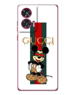 Чехол для Motorola Edge 50 Fusion с картинкой «Микки Маус Gucci — полосы» Чехол для Motorola Edge 50 Fusion с картинкой «Микки Маус Gucci — полосы»