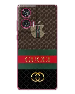 Чехол для Motorola Edge 50 Fusion с картинкой «Gucci — брендированный десерт» Чехол для Motorola Edge 50 Fusion с картинкой «Gucci — брендированный десерт»