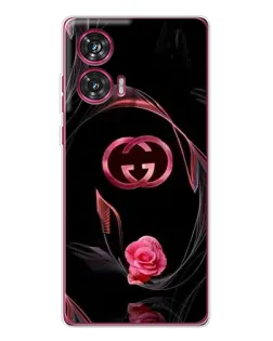 Чехол для Motorola Edge 50 Fusion с картинкой «Gucci — неоновая роза» Чехол для Motorola Edge 50 Fusion с картинкой «Gucci — неоновая роза»