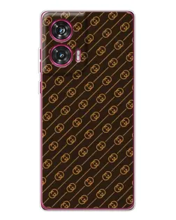 Чехол для Motorola Edge 50 Fusion с картинкой «Gucci — золотые диагонали» Чехол для Motorola Edge 50 Fusion с картинкой «Gucci — золотые диагонали»