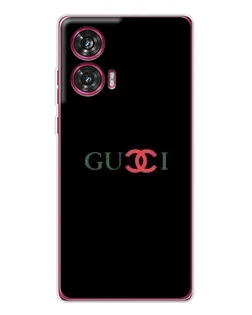 Чехол для Motorola Edge 50 Fusion с картинкой «Gucci — красный градиент» Чехол для Motorola Edge 50 Fusion с картинкой «Gucci — красный градиент»