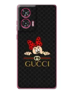 Чехол для Motorola Edge 50 Fusion с картинкой «Минни Маус Gucci — черный» Чехол для Motorola Edge 50 Fusion с картинкой «Минни Маус Gucci — черный»