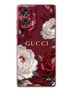 Чехол для Motorola Edge 50 Fusion с картинкой «Gucci — бордовые розы» Чехол для Motorola Edge 50 Fusion с картинкой «Gucci — бордовые розы»