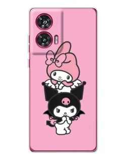 Чехол для Motorola Edge 50 Fusion с картинкой «My Melody и Kuromi» Чехол для Motorola Edge 50 Fusion с картинкой «My Melody и Kuromi»