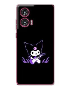 Чехол для Motorola Edge 50 Fusion с картинкой «Электрическая Kuromi» Чехол для Motorola Edge 50 Fusion с картинкой «Электрическая Kuromi»