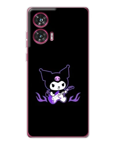 Чехол для Motorola Edge 50 Fusion с картинкой «Электрическая Kuromi» Чехол для Motorola Edge 50 Fusion с картинкой «Электрическая Kuromi»