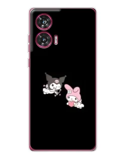 Чехол для Motorola Edge 50 Fusion с картинкой «My Melody и Kuromi» Чехол для Motorola Edge 50 Fusion с картинкой «My Melody и Kuromi»