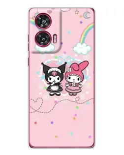 Чехол для Motorola Edge 50 Fusion с картинкой «My Melody и Kuromi» Чехол для Motorola Edge 50 Fusion с картинкой «My Melody и Kuromi»