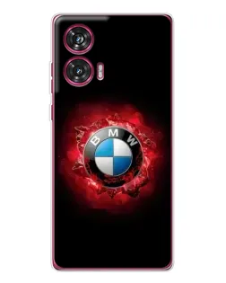 Чехол для Motorola Edge 50 Fusion с картинкой «Логотип BMW — вспышка»