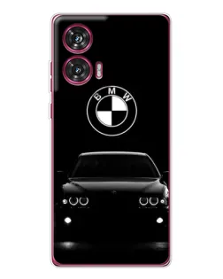 Чехол для Motorola Edge 50 Fusion с картинкой «BMW — взгляд из темноты»