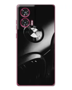 Чехол для Motorola Edge 50 Fusion с картинкой «Эмблема BMW — макро»