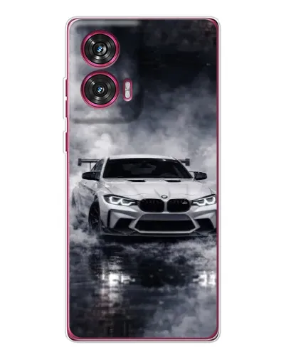 Чехол для Motorola Edge 50 Fusion с картинкой «BMW сквозь туман»