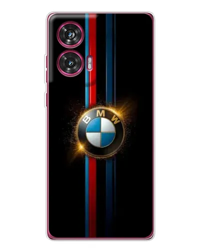 Чехол для Motorola Edge 50 Fusion с картинкой «BMW M-Power неон»