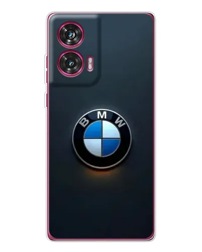 Чехол для Motorola Edge 50 Fusion с картинкой «Логотип BMW — минимализм»