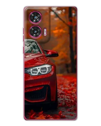 Чехол для Motorola Edge 50 Fusion с картинкой «Осенняя BMW M4»