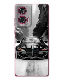 Чехол для Motorola Edge 50 Fusion с картинкой «BMW — акварельный дрифт»