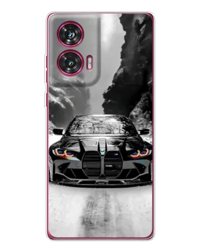 Чехол для Motorola Edge 50 Fusion с картинкой «BMW — акварельный дрифт» Чехол для Motorola Edge 50 Fusion с картинкой «BMW — акварельный дрифт»