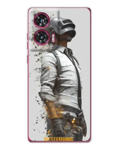 Чехол для Motorola Edge 50 Fusion с картинкой «PUBG — боец в пыли» Чехол для Motorola Edge 50 Fusion с картинкой «PUBG — боец в пыли»