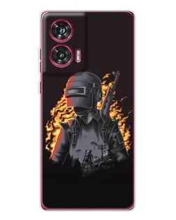 Чехол для Motorola Edge 50 Fusion с картинкой «PUBG — огненный силуэт» Чехол для Motorola Edge 50 Fusion с картинкой «PUBG — огненный силуэт»