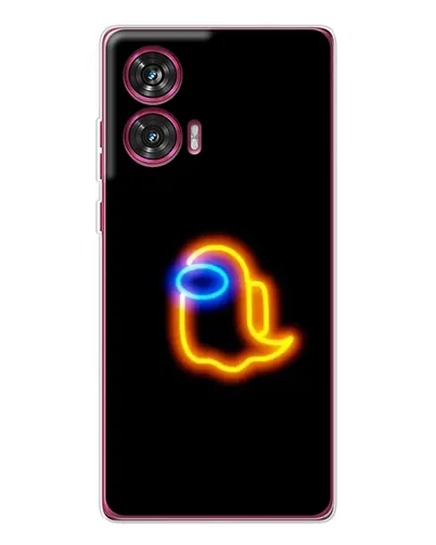 Чехол для Motorola Edge 50 Fusion с картинкой «Among Us неоновое сияние» Чехол для Motorola Edge 50 Fusion с картинкой «Among Us неоновое сияние»