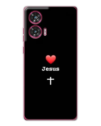 Чехол для Motorola Edge 50 Fusion с картинкой «Сердце - Jesus» Чехол для Motorola Edge 50 Fusion с картинкой «Сердце - Jesus»