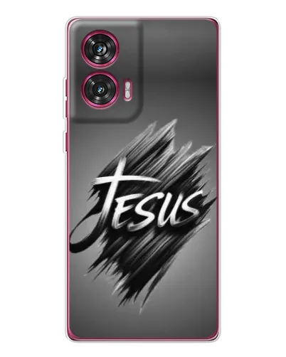 Чехол для Motorola Edge 50 Fusion с картинкой «Надпись Jesus Graffiti» Чехол для Motorola Edge 50 Fusion с картинкой «Надпись Jesus Graffiti»