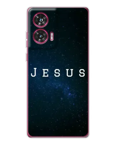 Чехол для Motorola Edge 50 Fusion с картинкой «Звездное небо Jesus» Чехол для Motorola Edge 50 Fusion с картинкой «Звездное небо Jesus»