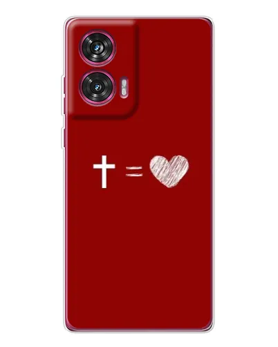 Чехол для Motorola Edge 50 Fusion с картинкой «Уравнение любви» Чехол для Motorola Edge 50 Fusion с картинкой «Уравнение любви»