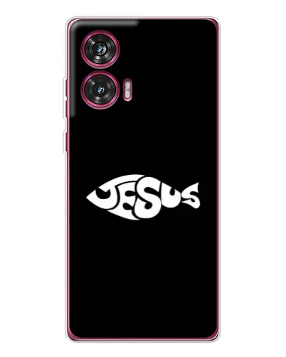 Чехол для Motorola Edge 50 Fusion с картинкой «Рыба Jesus» Чехол для Motorola Edge 50 Fusion с картинкой «Рыба Jesus»