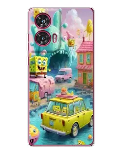 Чехол для Motorola Edge 50 Fusion с картинкой «Монстр-трак приключения»