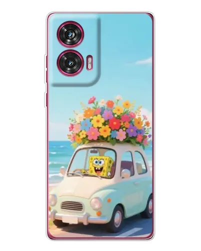 Чехол для Motorola Edge 50 Fusion с картинкой «Автомобильное путешествие»