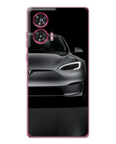 Чехол для Motorola Edge 50 Fusion с картинкой «Tesla Model S Look»
