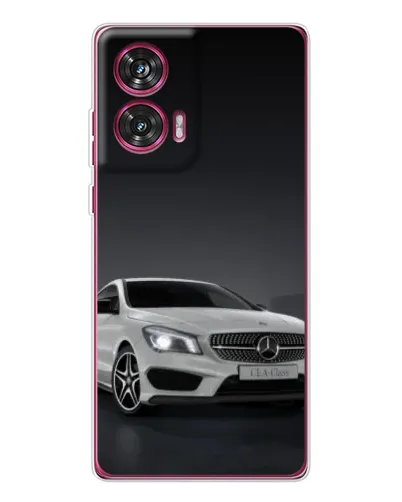 Чехол для Motorola Edge 50 Fusion с картинкой «Mercedes AMG GT Silver»