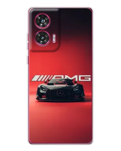 Чехол для Motorola Edge 50 Fusion с картинкой «Mercedes AMG — красная линия»
